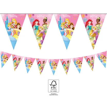 Disney Princess Live Your Story Flag Garland Fsc M Javoli Disney