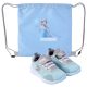 Disney Frozen street shoes with gym bag 24