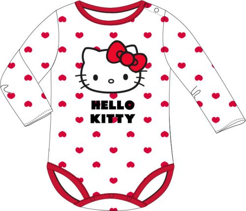 Hello Kitty Red Hearts baby bodysuit, romper 68 cm