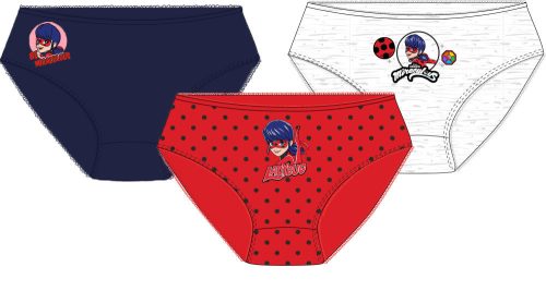 Miraculous Ladybug children's underwear, panties 3 pieces/pack 104/110