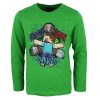 Minecraft children's long-sleeve t-shirt, top 8 years