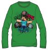 Minecraft children's long-sleeve t-shirt, top 8 years