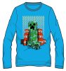 Minecraft glow in the dark long sleeve kids shirt, top 8 years