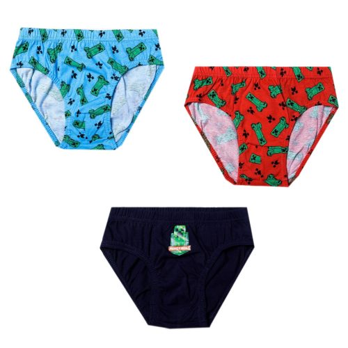 Minecraft children's underwear, briefs 3 pieces/pack 8 years