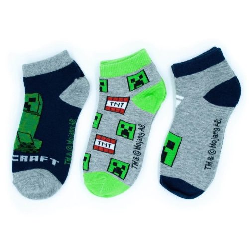 Minecraft children's no-show socks 27/30