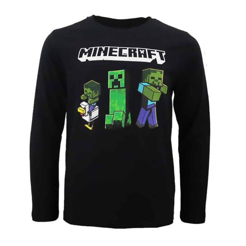 Minecraft Dark children's long-sleeve t-shirt, top 10 years