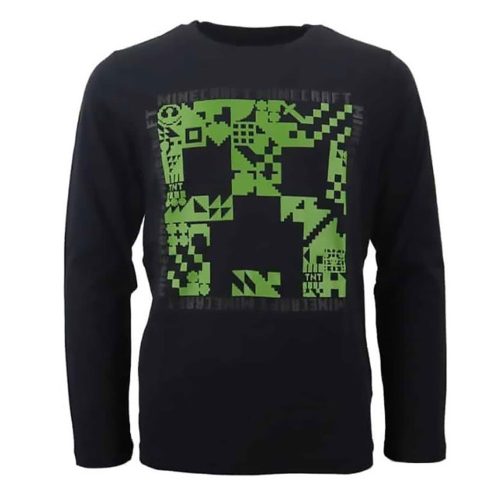 Minecraft Dark children's long-sleeve t-shirt, top 10 years