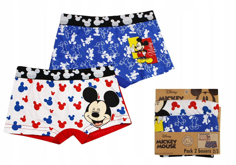 Disney Mickey Child Underpants (boxer) 2 pieces/package 6/8 év