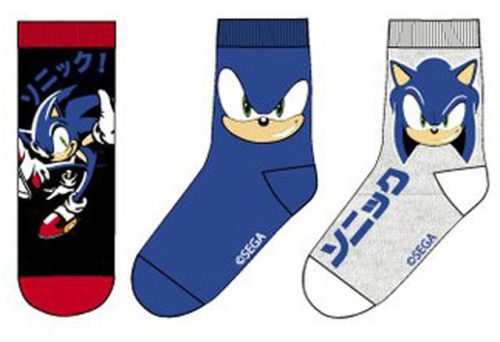 Sonic the Hedgehog Sonic the Hedgehog Kids Socks 27/30