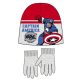 Avengers Captain America children's hat + glove set 52 cm