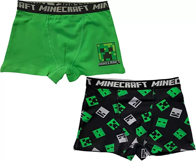 Buy Minecraft Trunks 3 Pack 9-10 years