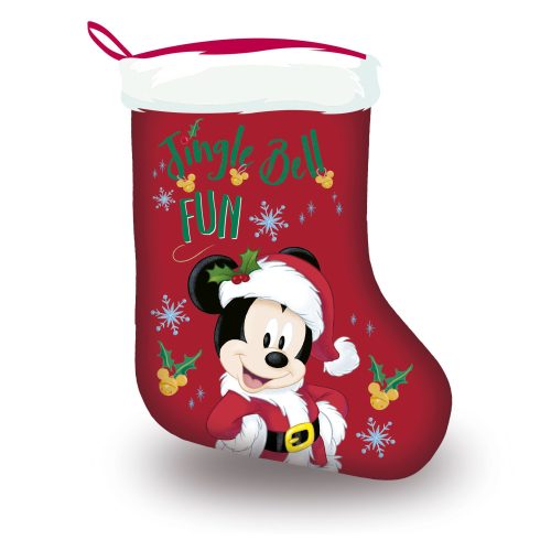 Disney Mickey Jingle Bell Christmas fireplace stocking, boot 42 cm