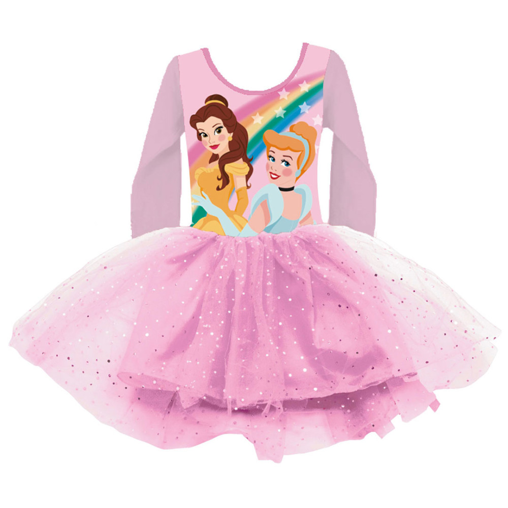 Disney Princess Rainbow Kids Tulle Ballet Dress 2 6 Years Javoli Dis