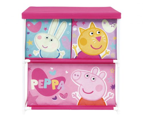 Peppa Pig 3-compartment toy storage rack 53x30x60 cm