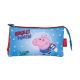 Peppa Pig Rocket 3-compartment pencil case 21 cm