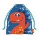 Dinosaur Blue lunch bag 26.5 cm