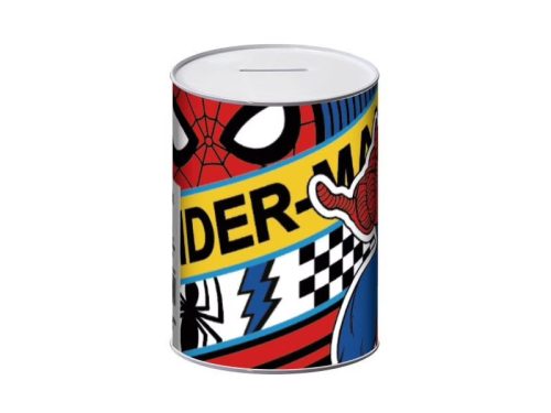 Spiderman metal piggy bank