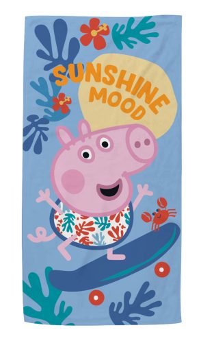 Peppa Pig Skateboard bath towel, beach towel 70x140cm (fast dry)