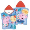 Peppa Pig Skateboard beach towel poncho 55x110cm (fast dry)