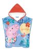 Peppa Pig Skateboard beach towel poncho 55x110cm (fast dry)