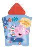 Peppa Pig Skateboard beach towel poncho 55x110cm (fast dry)