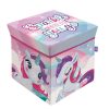 Unicorn Sparkle toy storage 30×30×30 cm