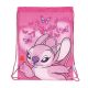 Disney Lilo and Stitch Pink Angel sports bag, gym bag 44 cm