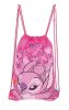 Disney Lilo and Stitch Pink Angel sports bag, gym bag 44 cm