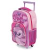 Disney Lilo and Stitch Pink Angel rolling preschool backpack, bag 36 cm