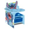 Disney Lilo and Stitch Leaf wooden chair and desk set with toy storage