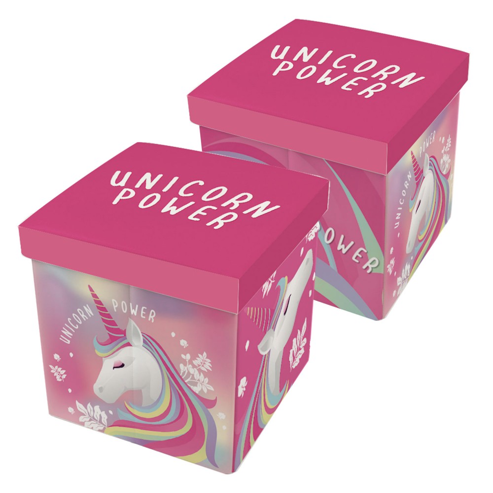 Unicorn Power toy storage 30×30×30 cm - Javoli Disney Online Store - J