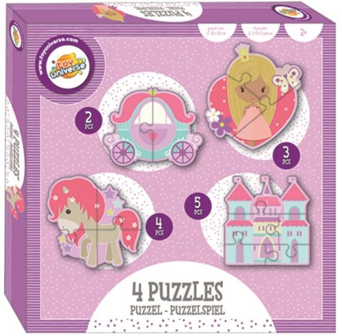 Princess Princess Shape Puzzle 4 in 1