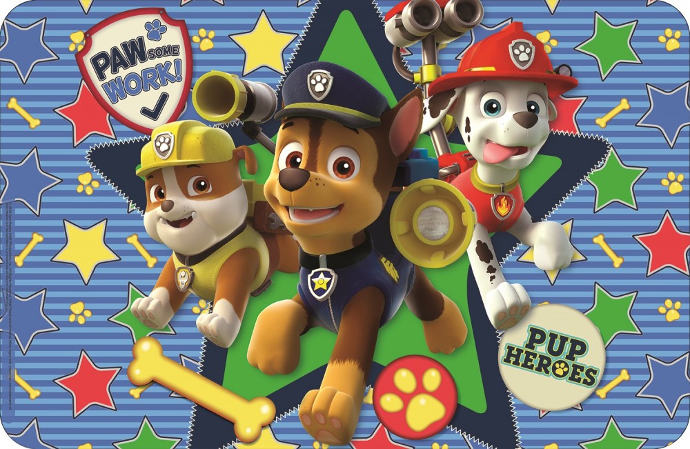 Paw sales patrol placemat