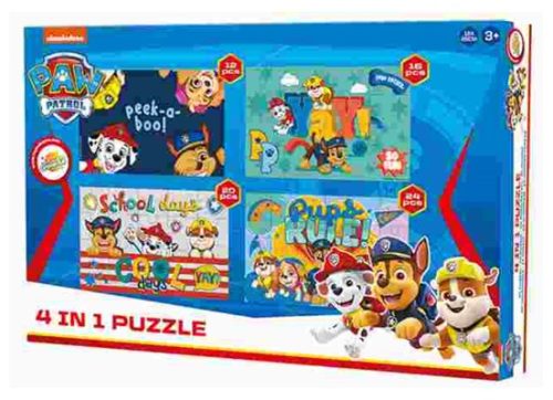 Paw Patrol 4-in-1 puzzle