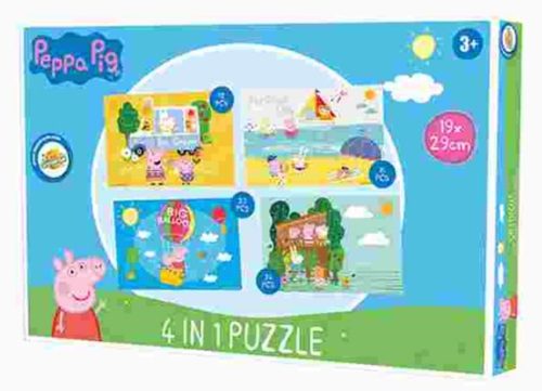 Peppa Pig 4 in 1 puzzle