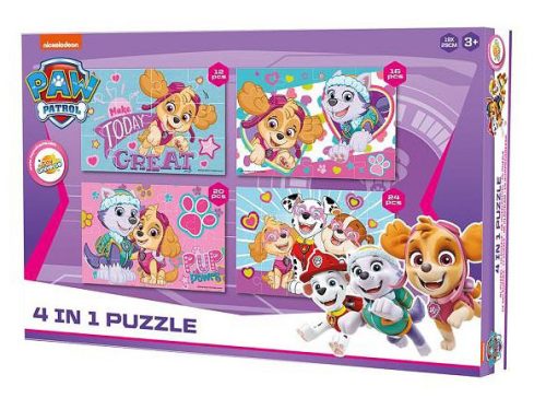 Paw Patrol Great puzzle 4 in 1