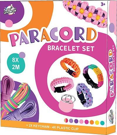 Colour Paracord Bracelet and Keychain Making Kit