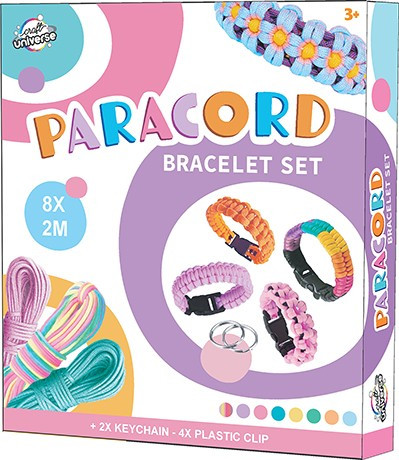 Colour Paracord Bracelet and Keychain Making Kit