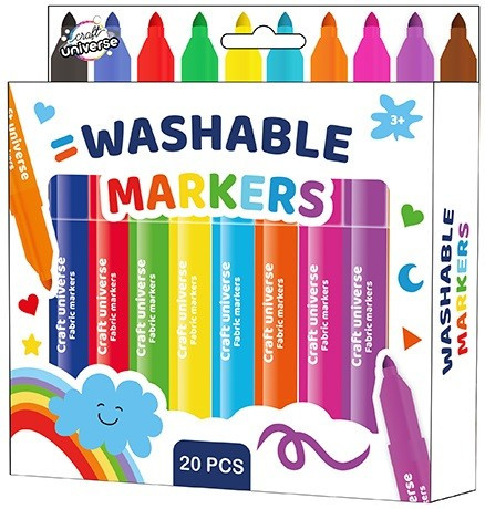 Colour washable marker set 20 pcs