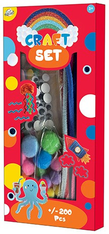 Animals craft creative set 200 pieces