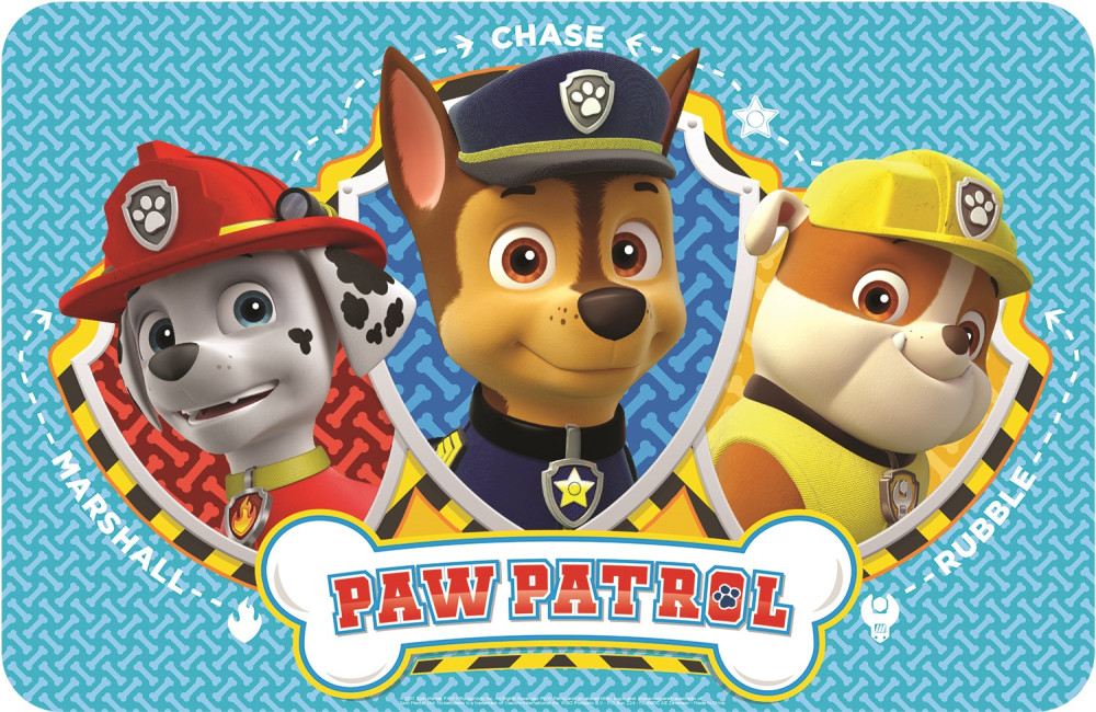 Paw sales patrol placemat