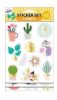 Colour Cactus Plant Sticker Set 3 Sheets