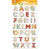 Letters Orange Flower Pop-Up Sticker