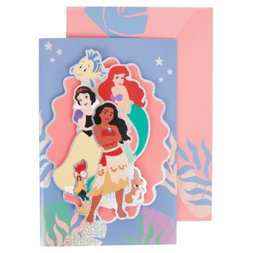 Disney Minnie  Disney Princess 3D Greeting Card