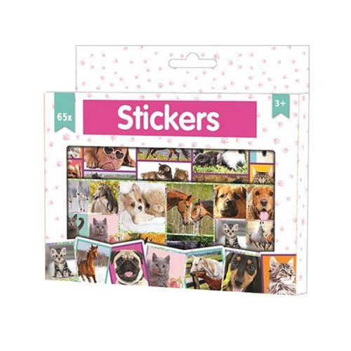 Animals Friends sticker set in box 65 pcs