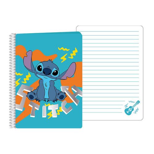 Disney Lilo and Stitch Blue spiral Notebook A5