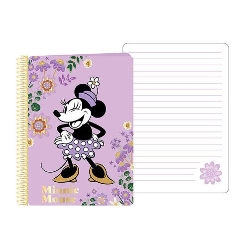 Disney Minnie Purple spiral Notebook A5