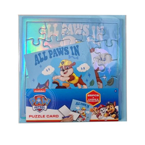 Paw Patrol All In 25-piece hologram puzzle with invitation