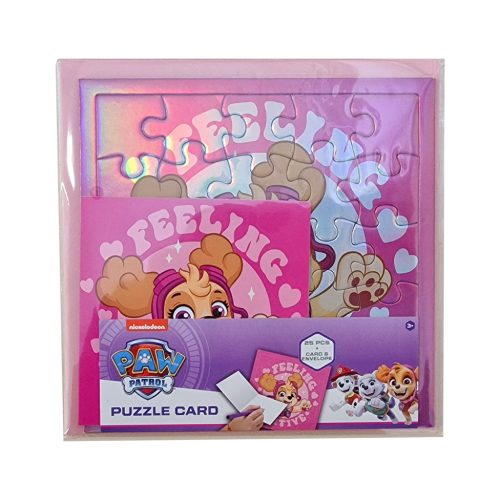 Paw Patrol Feeling 25-piece holographic puzzle with invitation