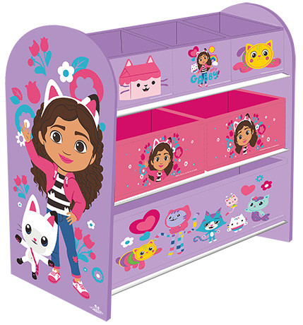 Gabby's Dollhouse Ohana Friends storage cabinet 62.5x29.5x60 cm